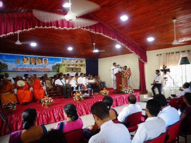 Opening the new building