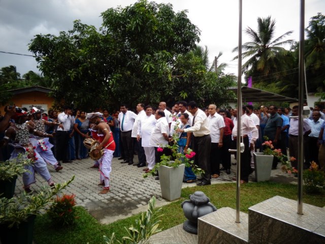 Opening the new building