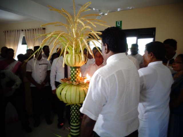 Opening the new building